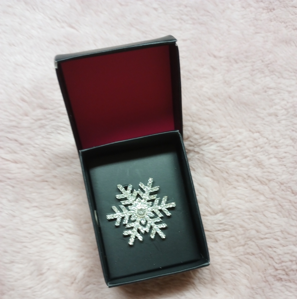 Snowflake Brooch Pin